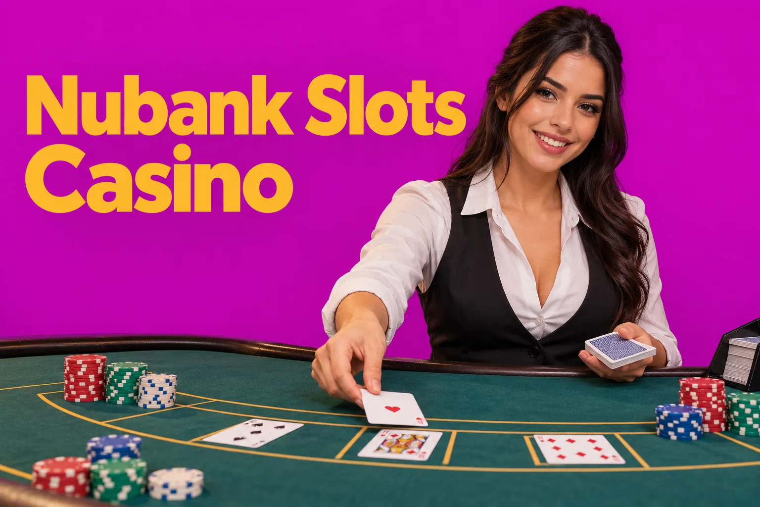 Mesa de Roleta Brasileira ao vivo no Nubank Slots